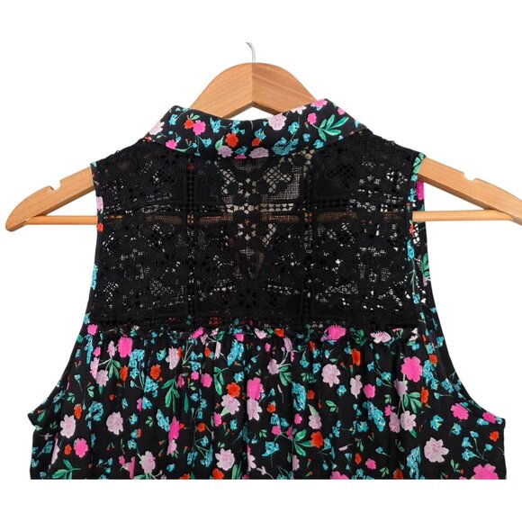 Women's - Kate Spade Greenhouse Floral Lace Yoke Top, Size Small - Picture 6 of 9